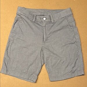 Lululemon Athletica Gray Flat Front Shorts